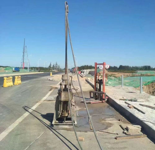 泸西公路高聚物注浆加固